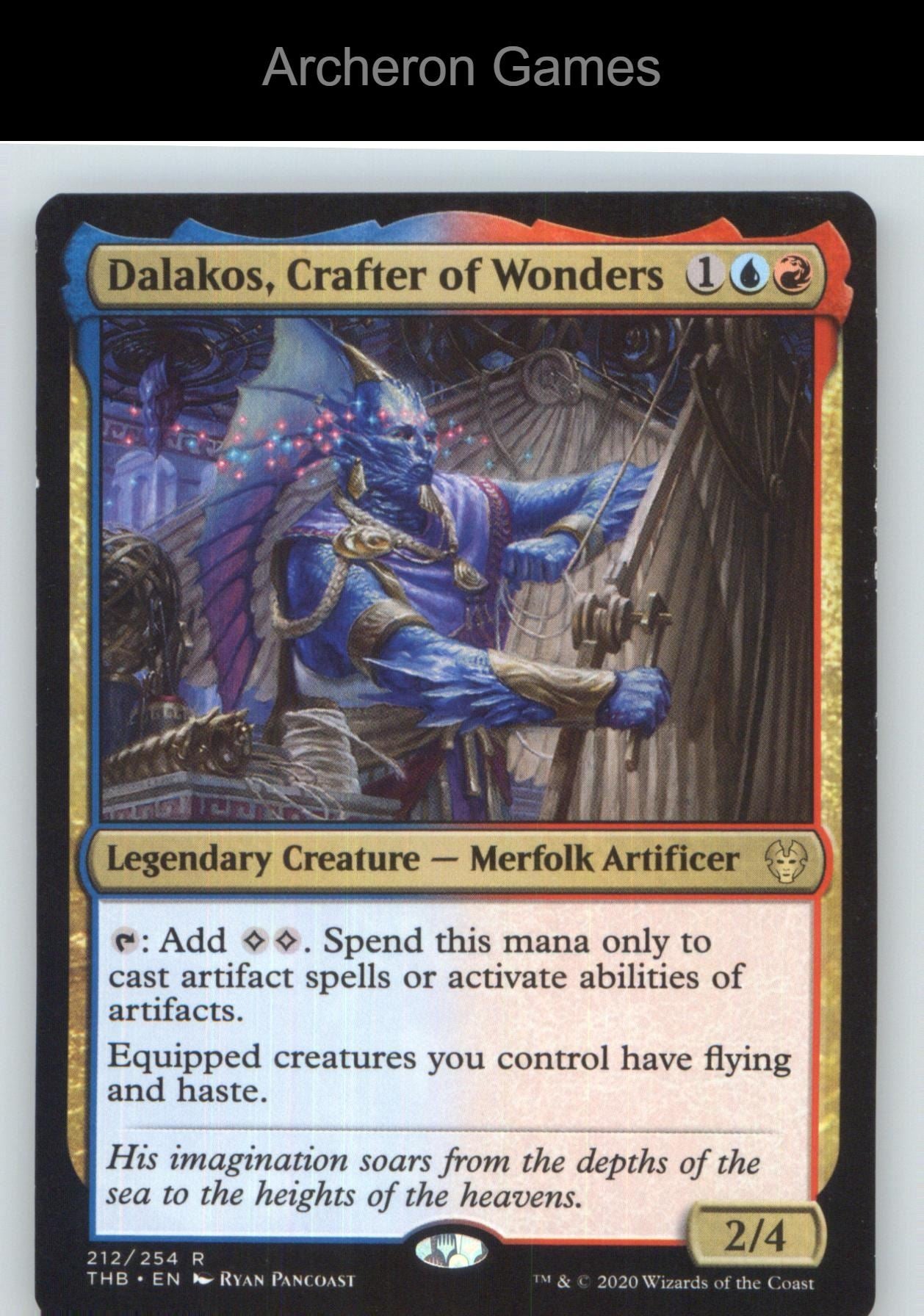 Dalakos, Crafter of Wonders THB 212 R MTG Card NM/EX+