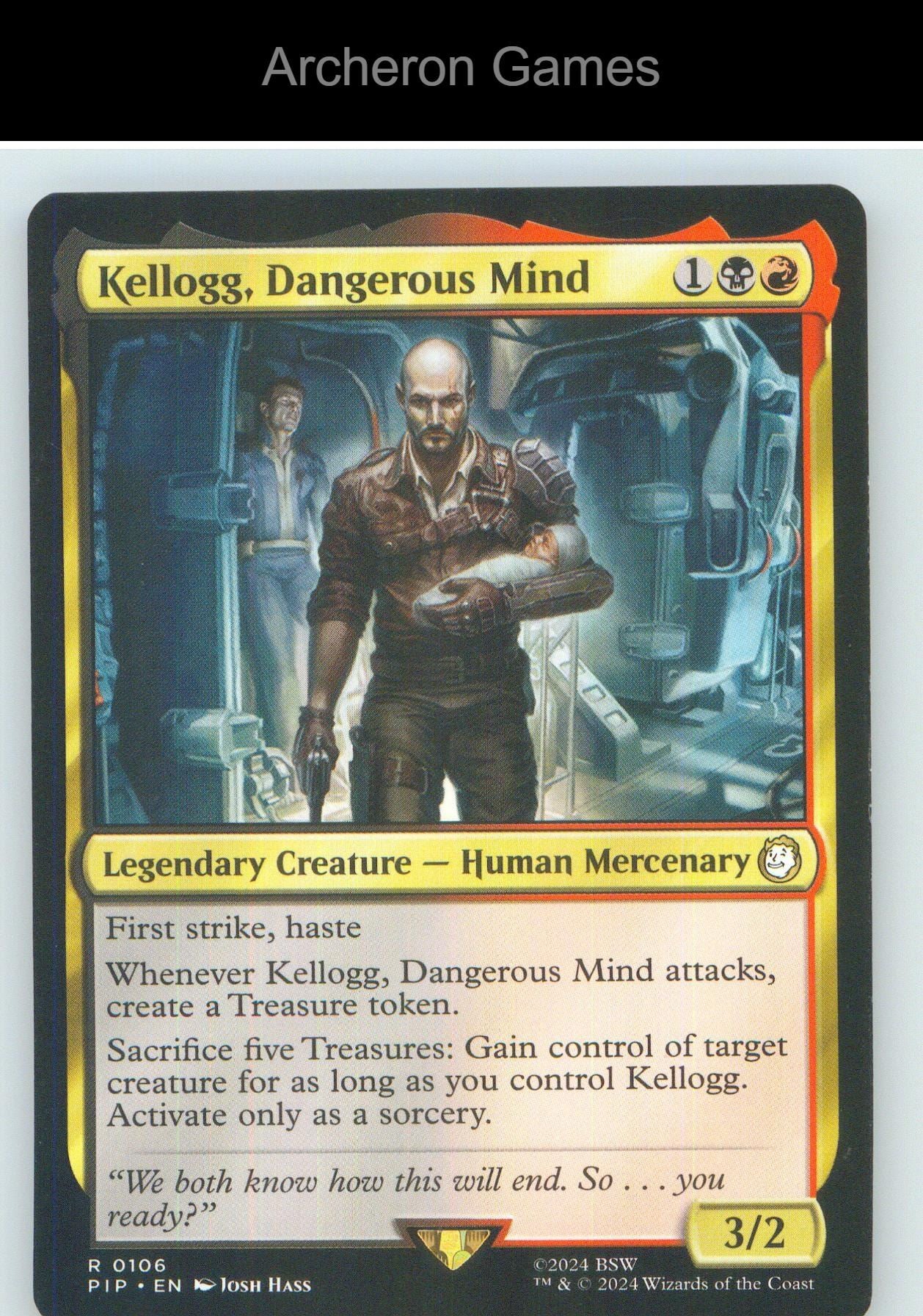 Kellogg, Dangerous Mind PIP 106 R MTG Card NM/EX+