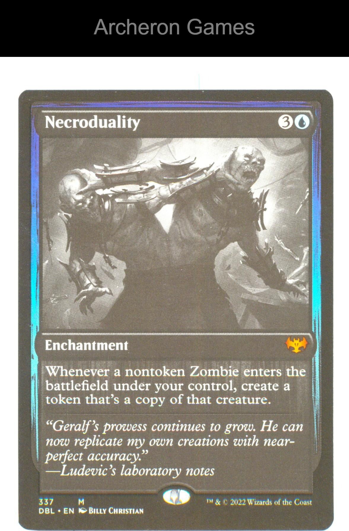 Necroduality DBL 337 Mythic MTG Card Innistrad: Double Feature FOIL