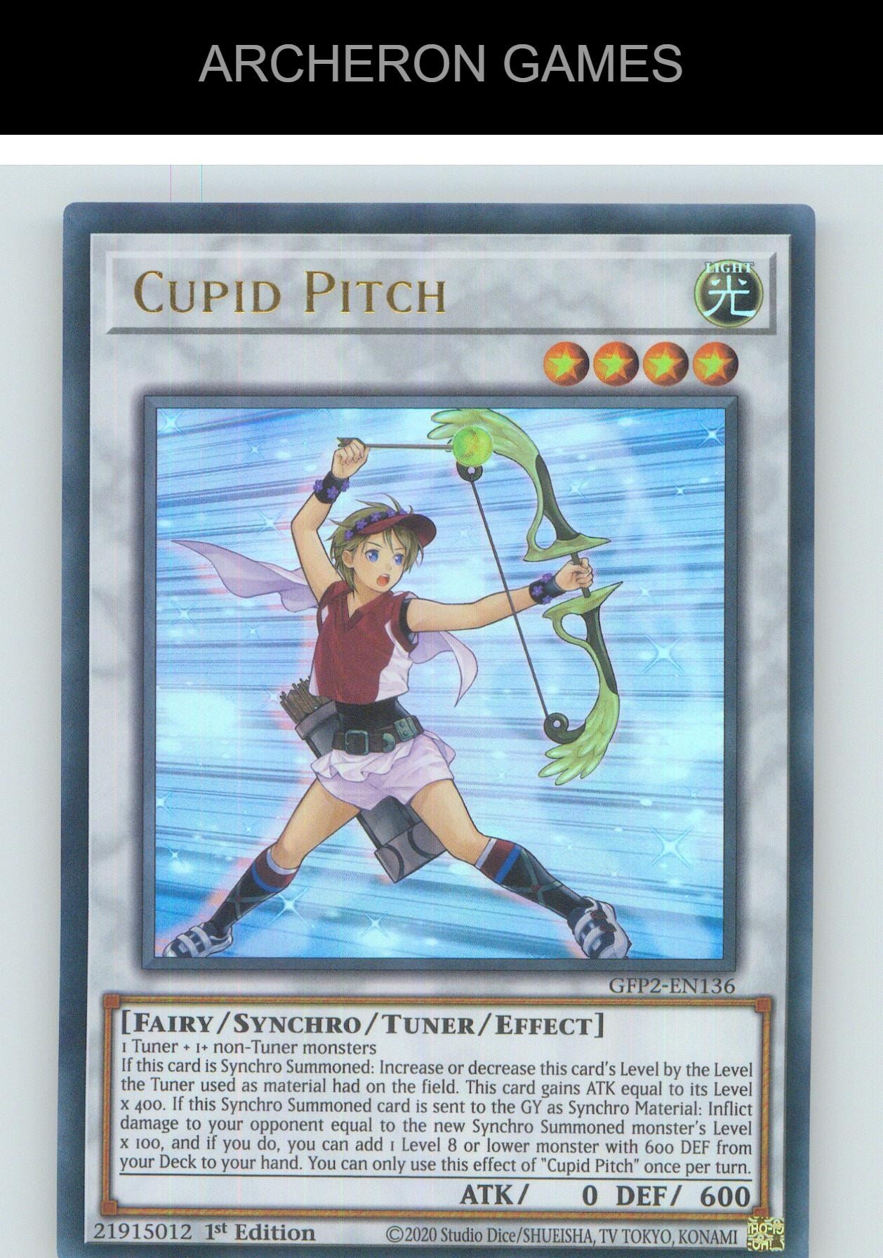 Cupid Pitch UR YUGIOH Card 1st Edition