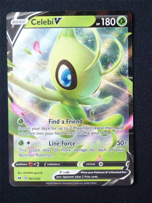 Celebi V 001/202 Holo - Pokemon Card #5X9