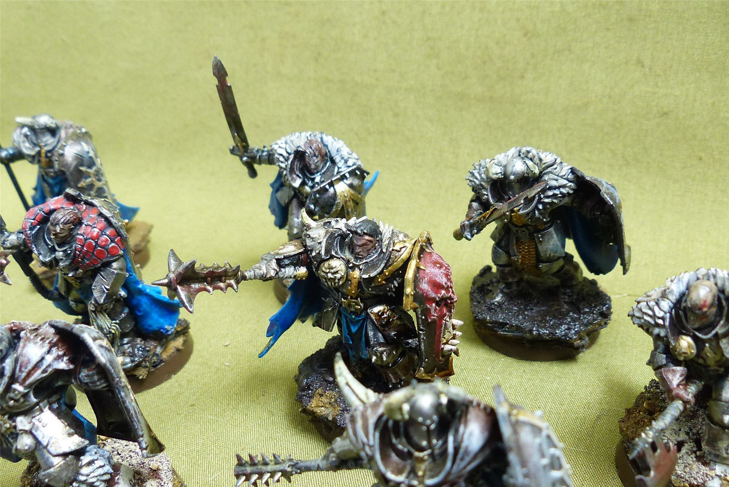 Chaos Warriors painted - Slaves to Darkness - Warhammer AoS #FK