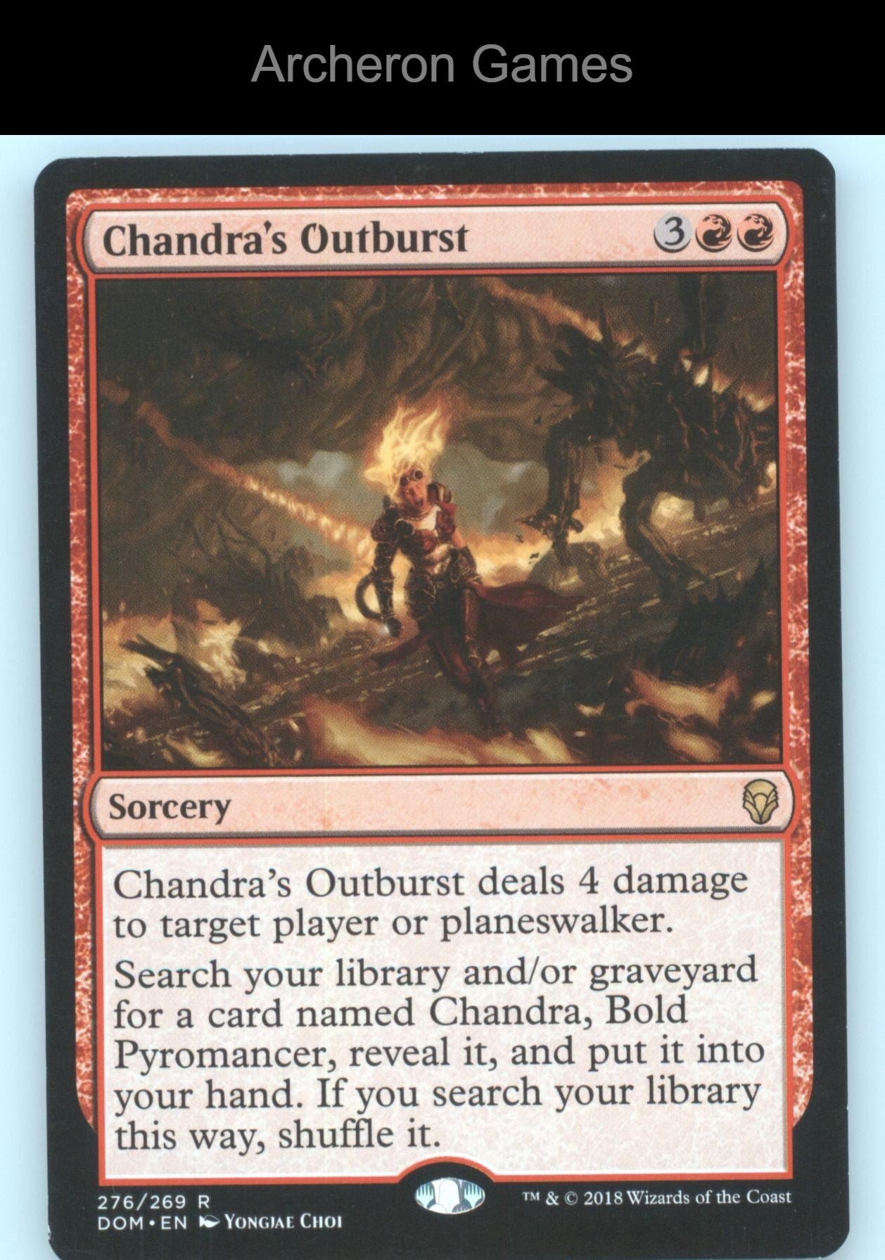 Chandra's Outburst 276 R MTG Card Dominaria