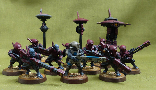 Pathfinder Team painted - Tau Empire - Warhammer 40K #41E