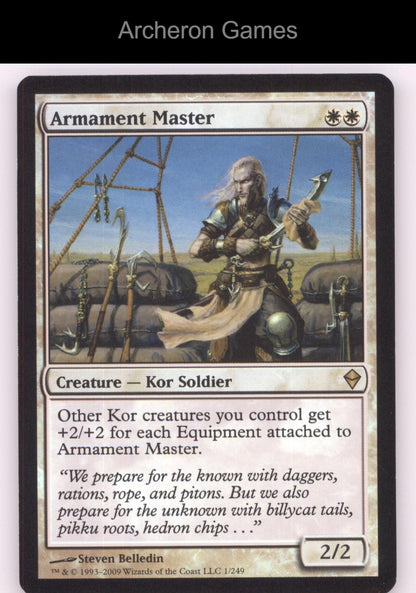 Armament Master 1 R MTG Card Zendikar