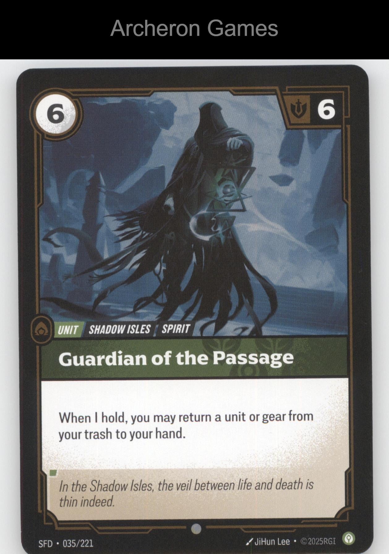 Guardian of the Passage SFD 035/221 C  Card Spiritforged