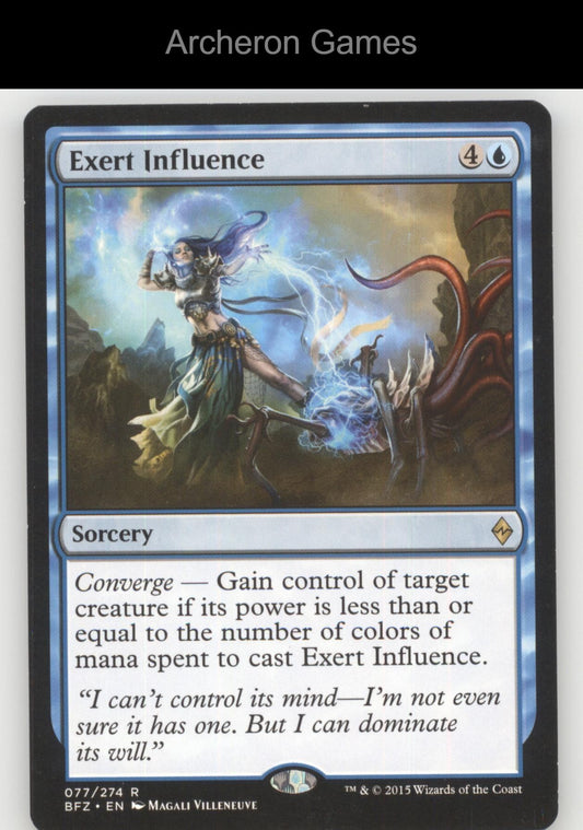 Exert Influence 77 R MTG Card Battle for Zendikar