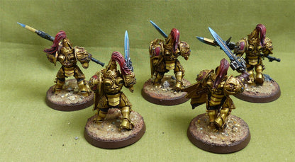 Custodian Guard Squad painted - Adeptus Custodes - Warhammer 40K #1OJ
