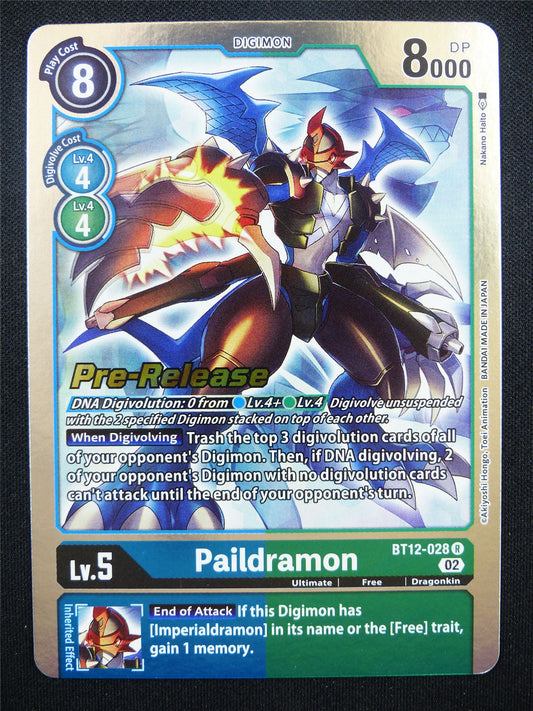 Palidramon BT12-028 R Promo - Digimon Card #20L