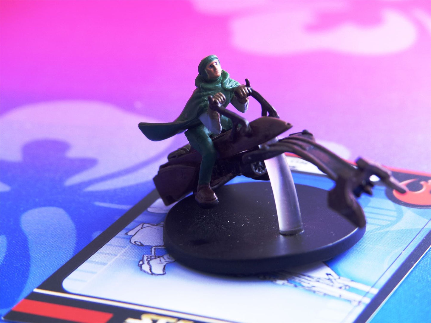 Commando On Speeder Bike 04/60 - Star Wars Miniatures Game #59F