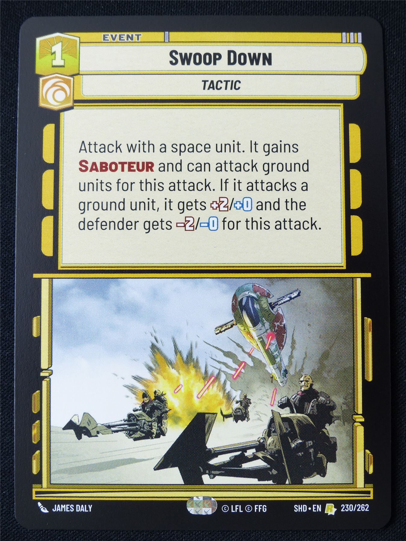 Swoop Down 230/262 - Star Wars Unlimited Card #115