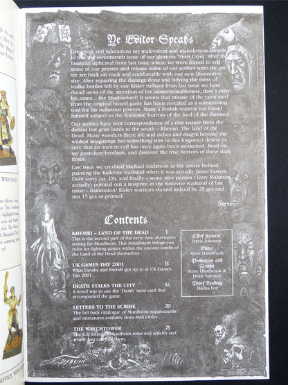 Mordheim: Town Cryer #17 Raiders of the Lost Tombs! - Games Workshop Magazine #1N0