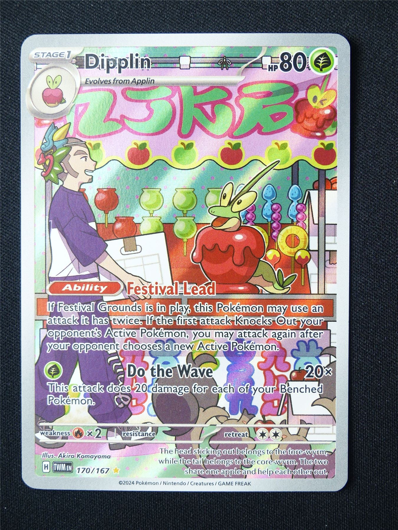 Dipplin 170/167 Holo - Pokemon Card #5W4