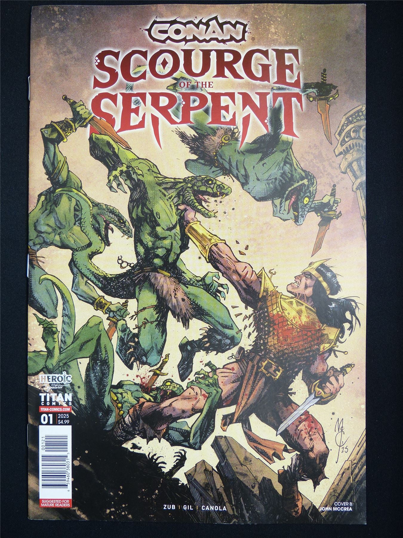 CONAN: Scourge of the Serpent #1 Cvr B - Oct 2025 Titan Comic #4Z2
