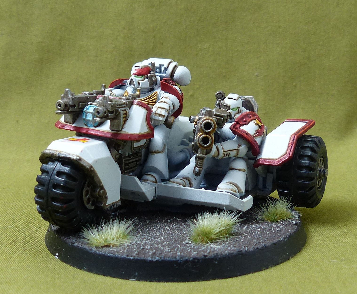 Attack Bike - Space Marines White Scars - Warhammer 40K #2GB