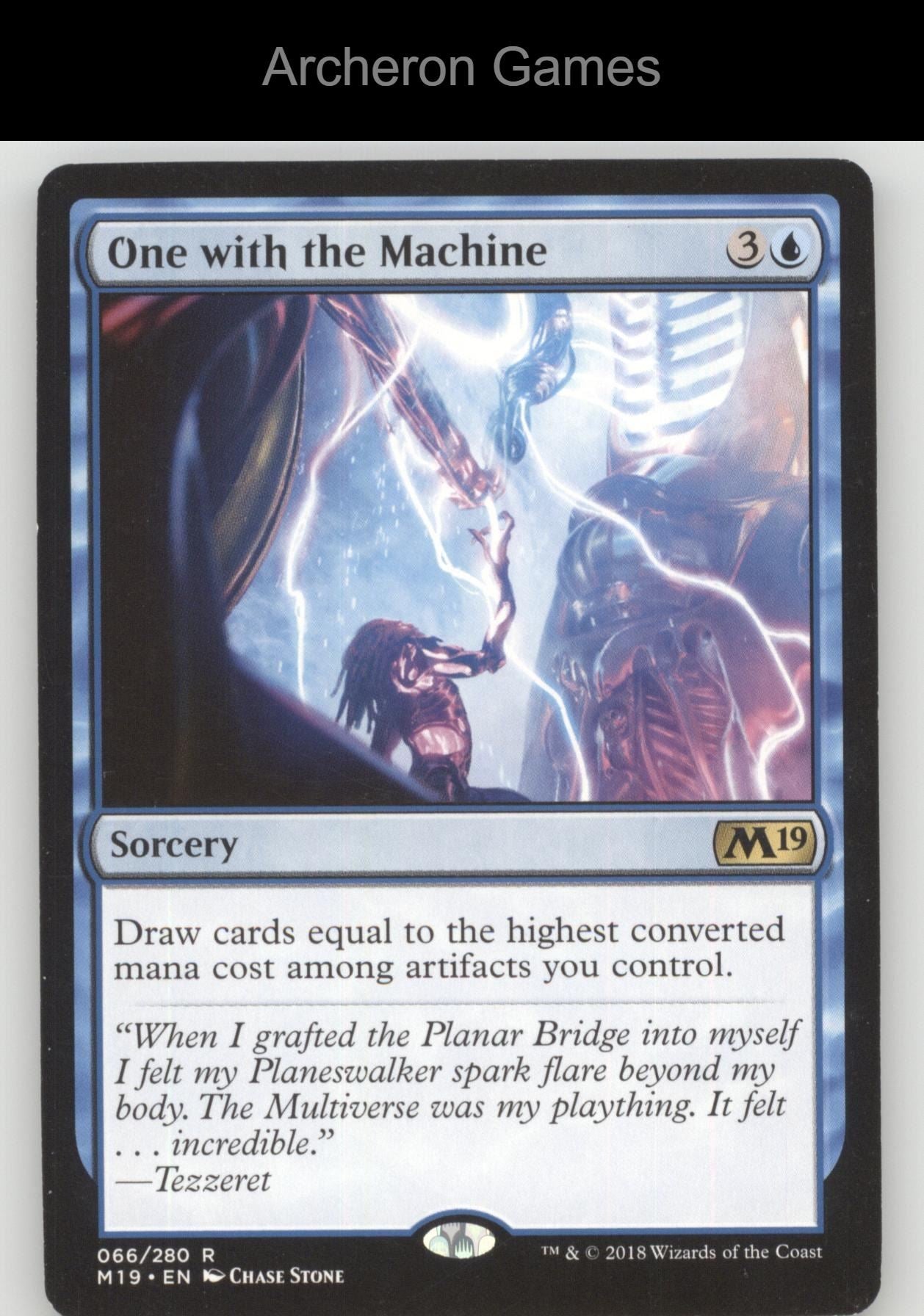 One with the Machine 66 R MTG Card Core Set 2019