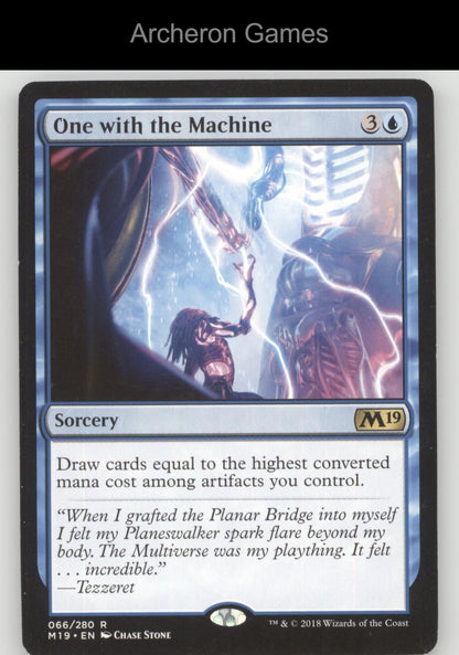 One with the Machine 66 R MTG Card Core Set 2019