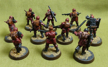 Cadian Shock Troops painted - Astra Militarum - Warhammer 40K #1J2