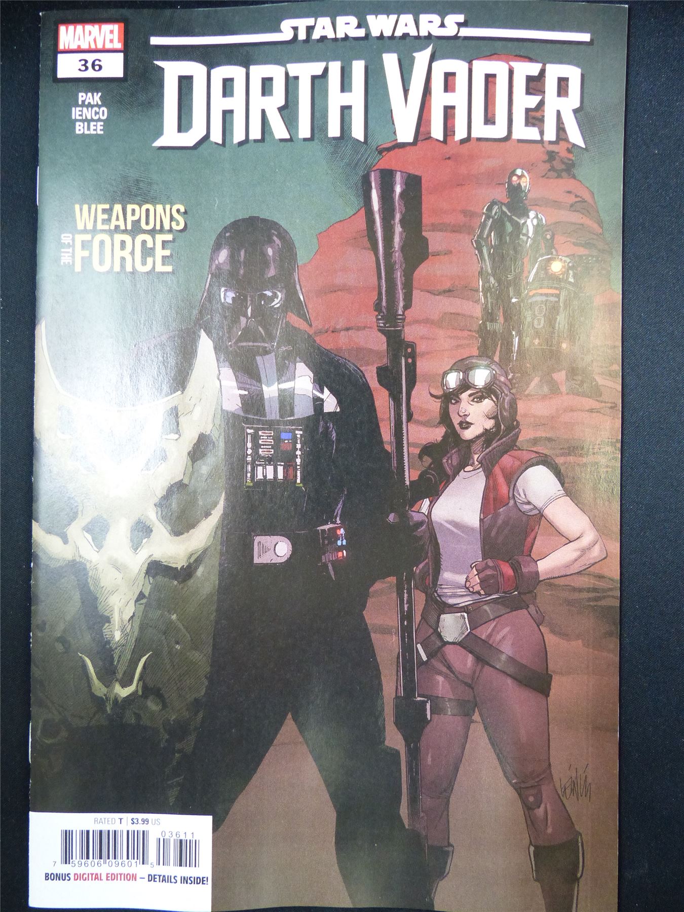 STAR Wars: Darth Vader #36 - Sep 2023 Marvel Comic #255