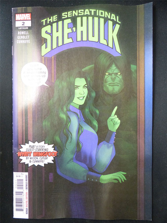 The Sensational SHE-HULK #2 - Jan 2024 Marvel Comic #YH