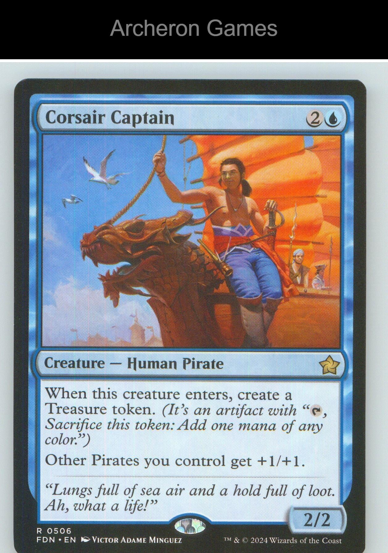Corsair Captain FDN 506 R MTG Card NM/EX+