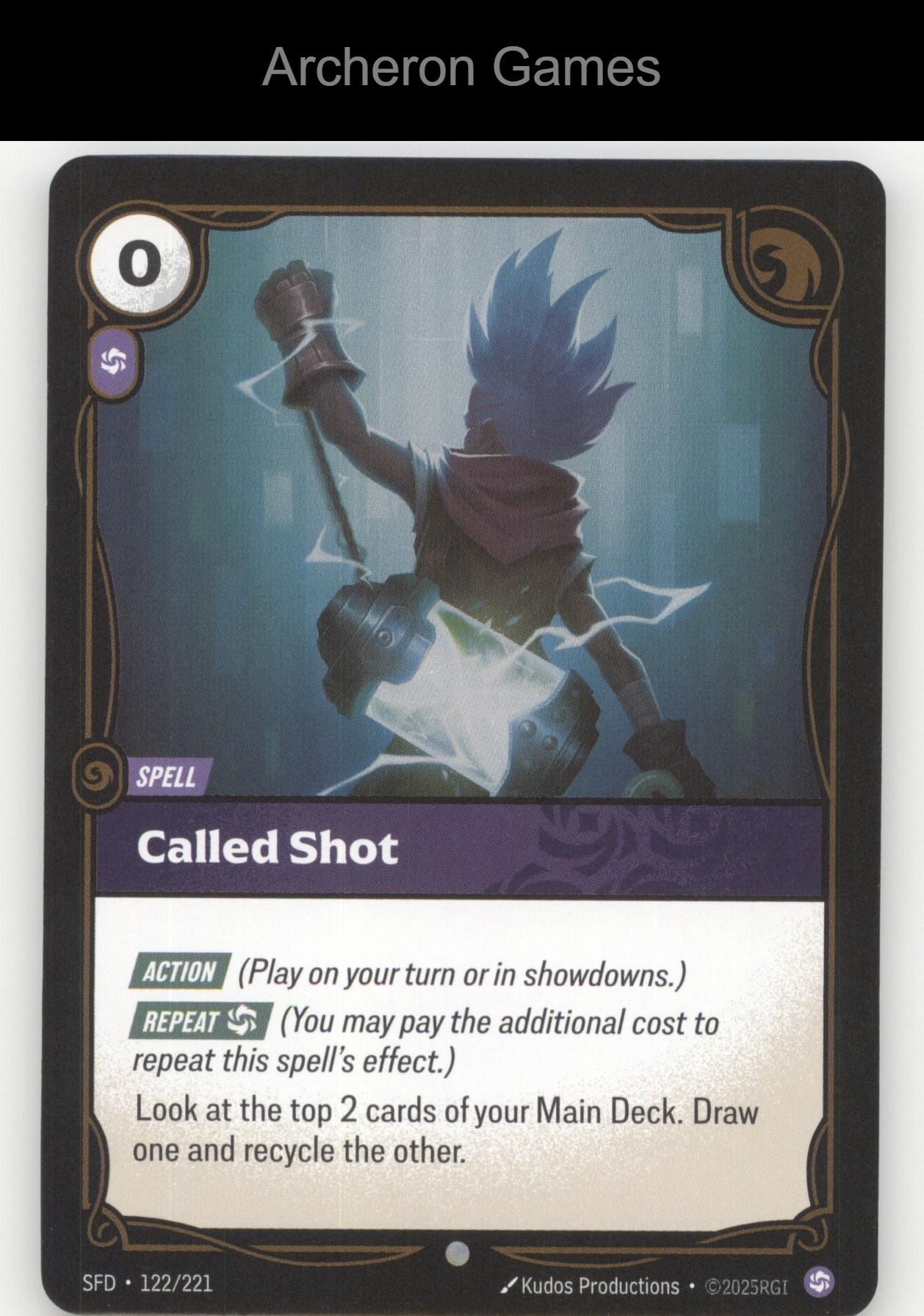 Called Shot SFD 122/221 C  Card Spiritforged
