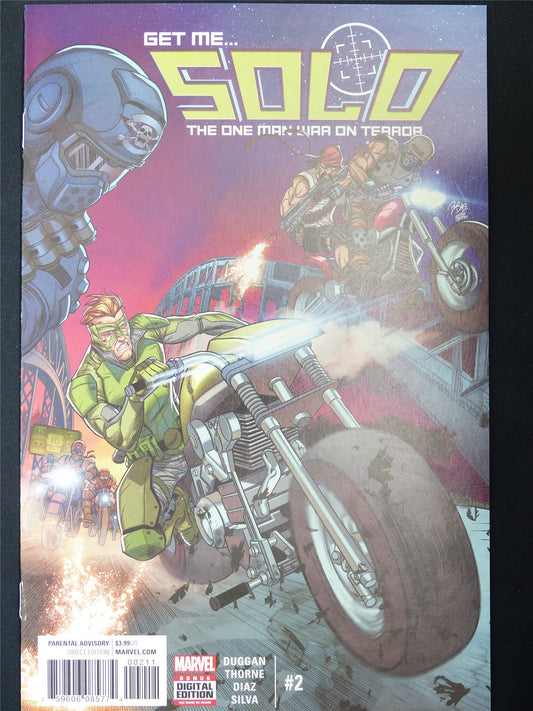 SOLO The One Man War on Terror #2 - Marvel Comic #RZ