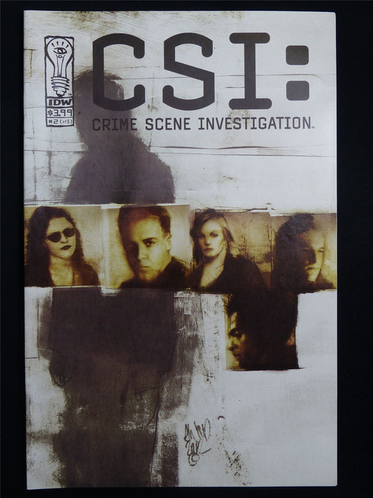CSI: Crime Scene Investigation #2 - IDW Comic #36J