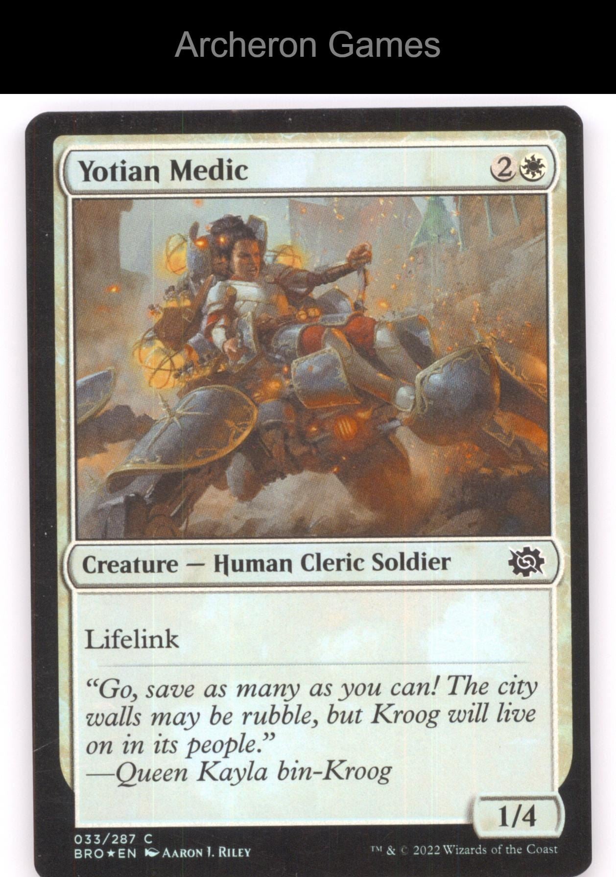Yotian Medic 33 C MTG Card The Brothers' War