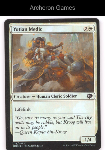 Yotian Medic 33 C MTG Card The Brothers' War