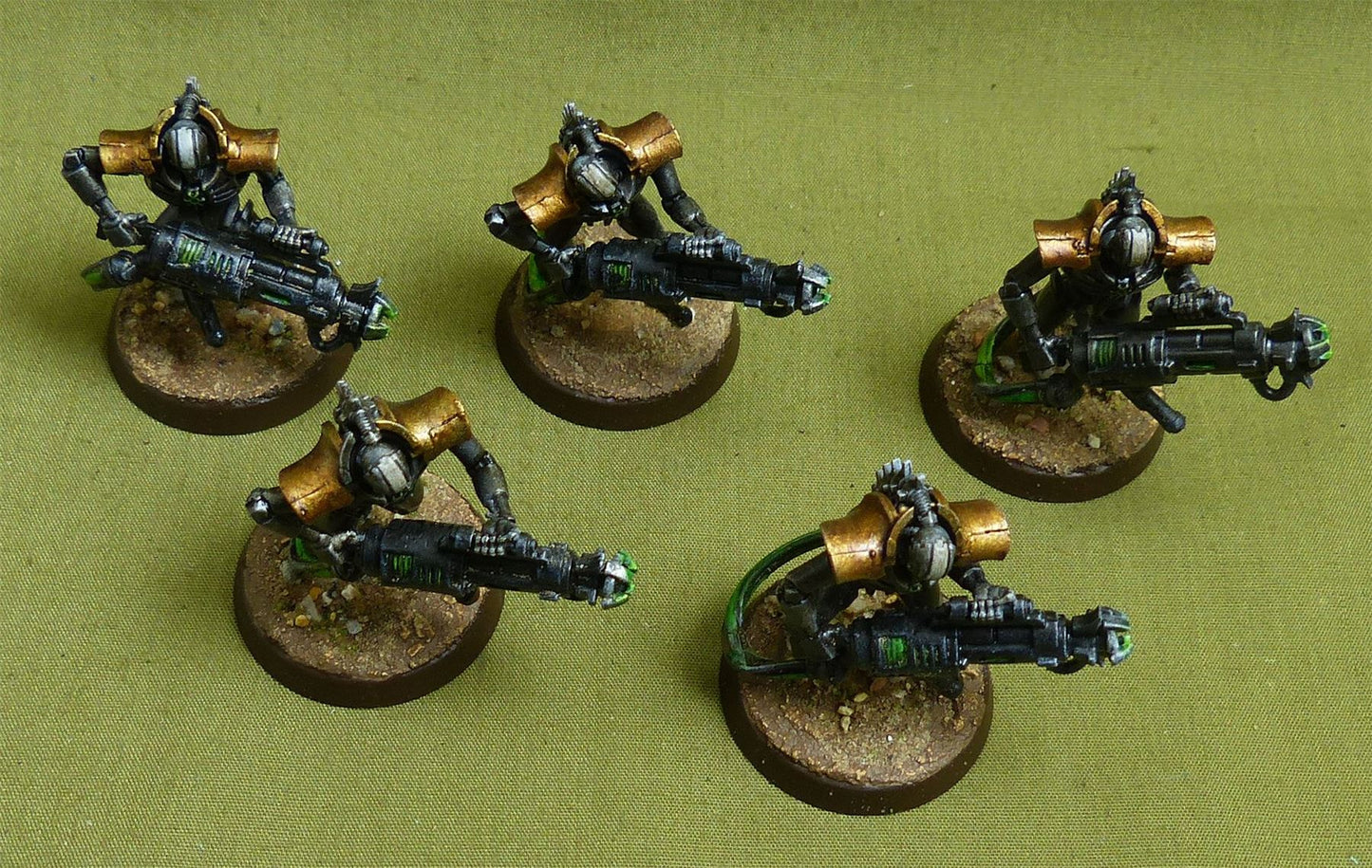 Immortals painted - Necrons - Warhammer 40K #1B0