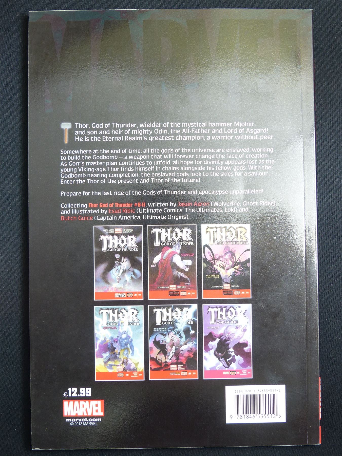 Thor God of Thunder: Godbomb - Marvel Graphic Softback #280