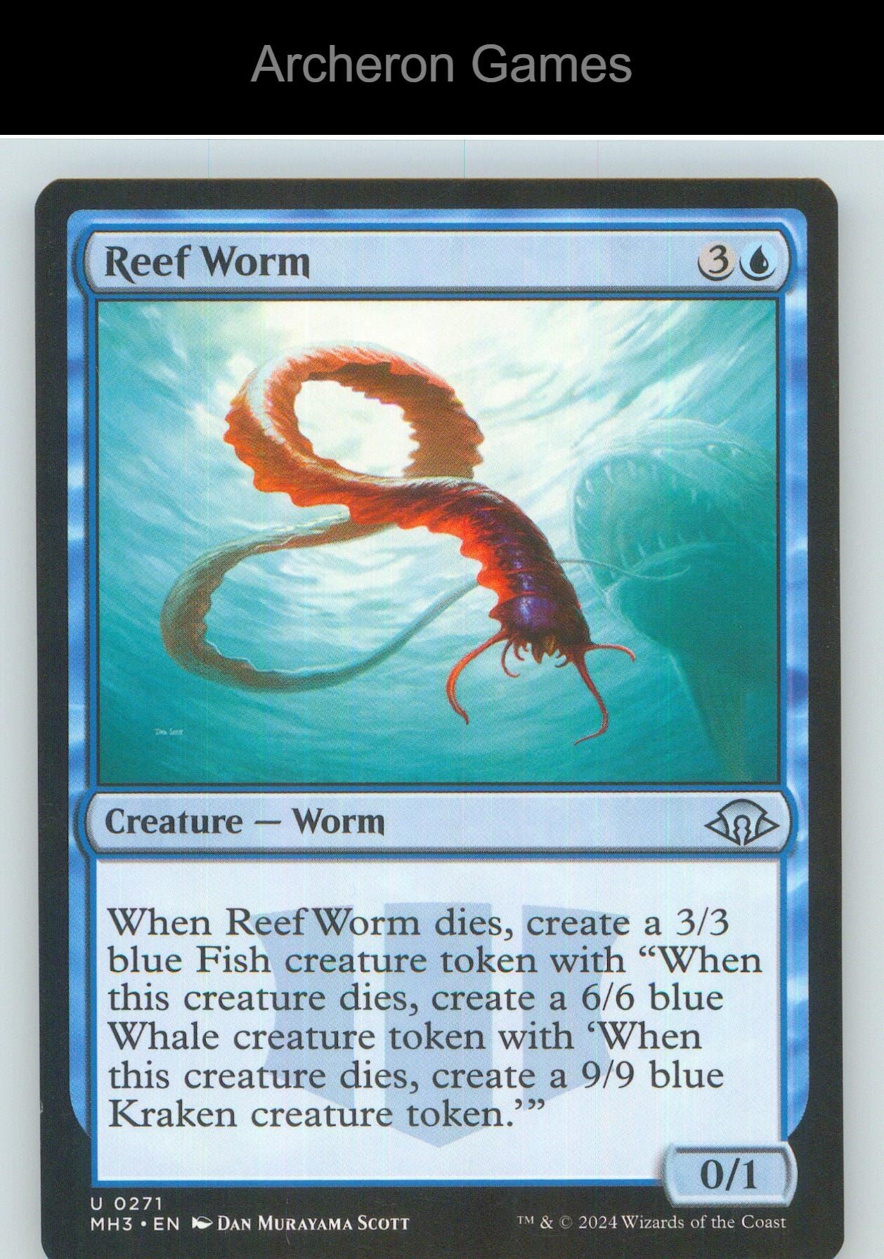 Reef Worm MH3 271 UC MTG Card NM/EX+