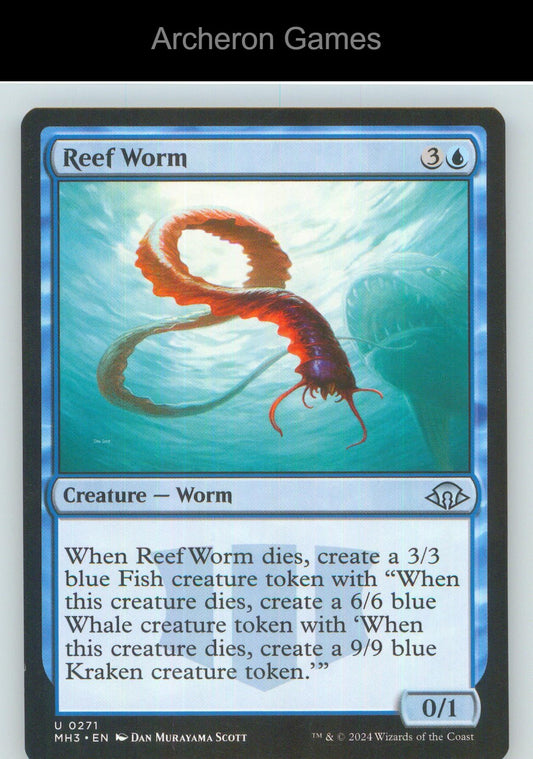 Reef Worm MH3 271 UC MTG Card NM/EX+