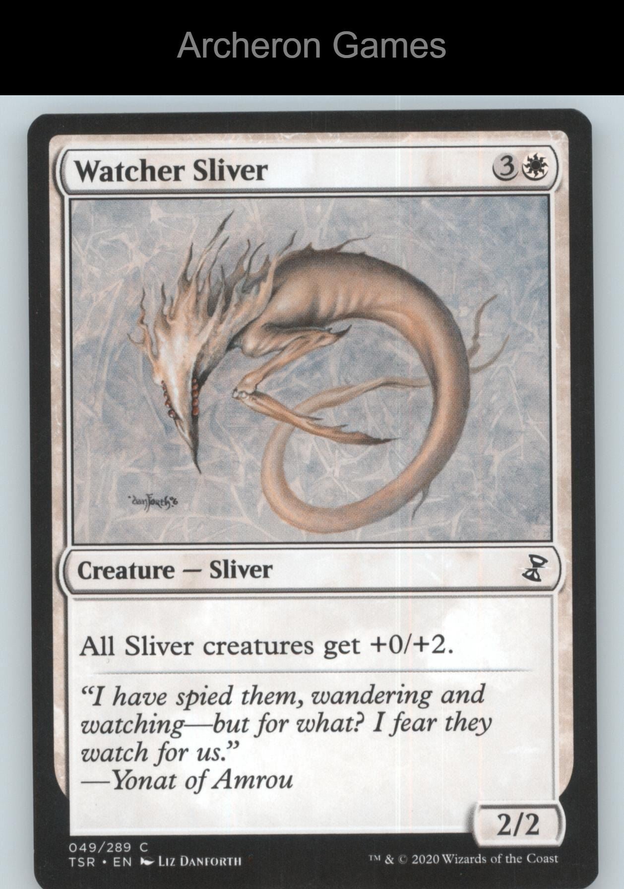 Watcher Sliver 49 C MTG Card Time Spiral: Remastered