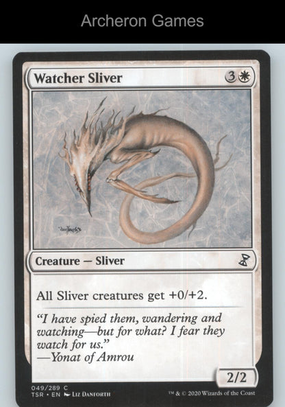 Watcher Sliver 49 C MTG Card Time Spiral: Remastered