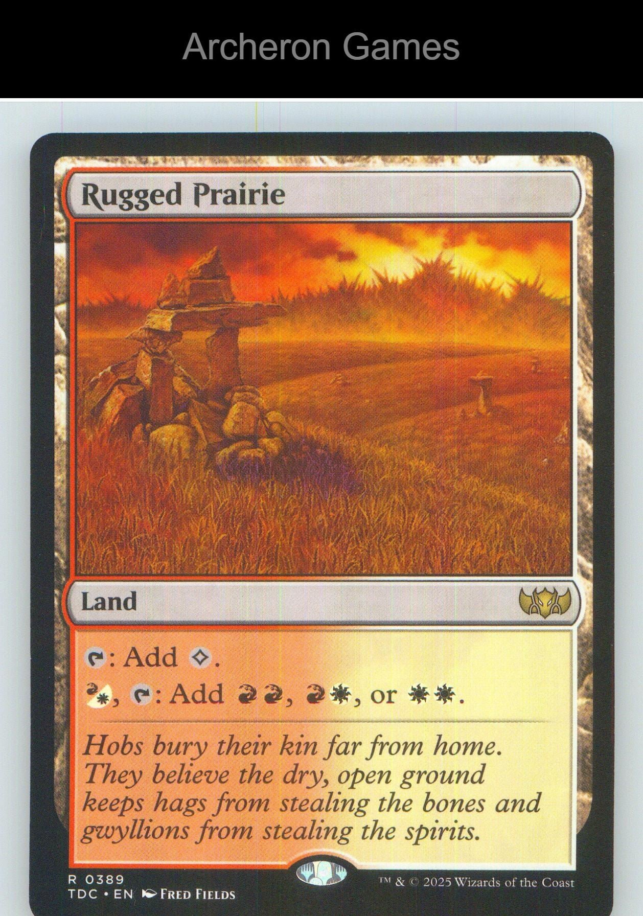 Rugged Prairie TDC 389 R MTG Card NM/EX+