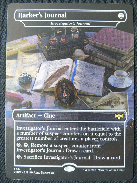 harker's Journal Borderless - VOW - Mtg Card #1ME