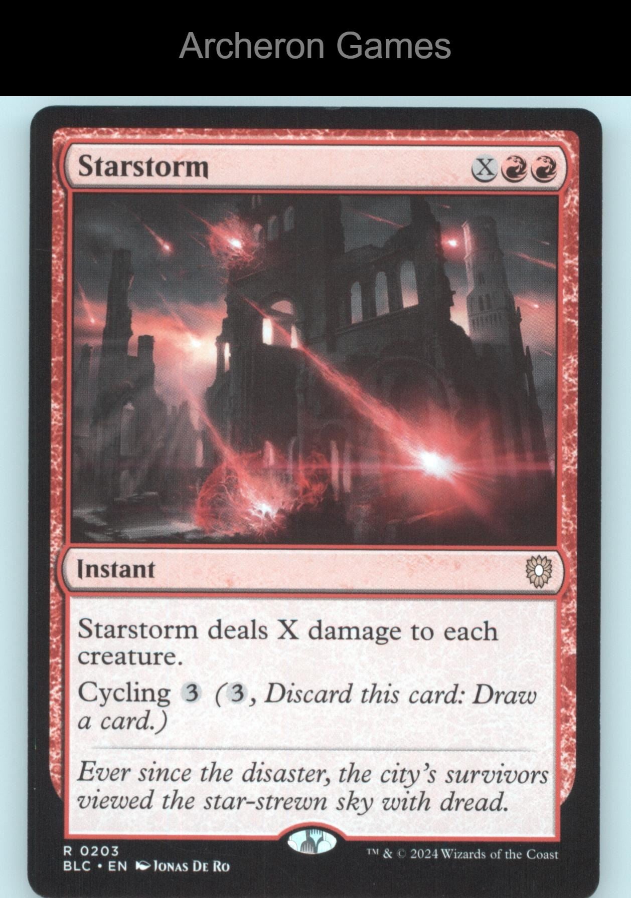 Starstorm 203 R MTG Card Commander: Bloomburrow