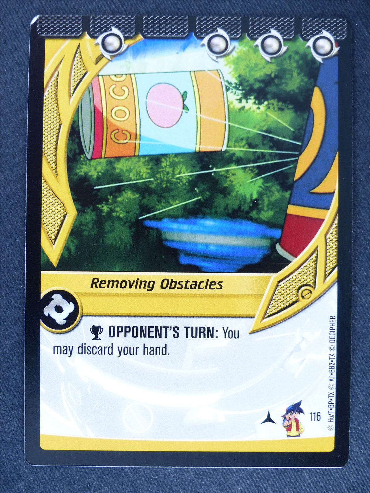 Removing Obstacles 116 - Beyblade Cards #XB