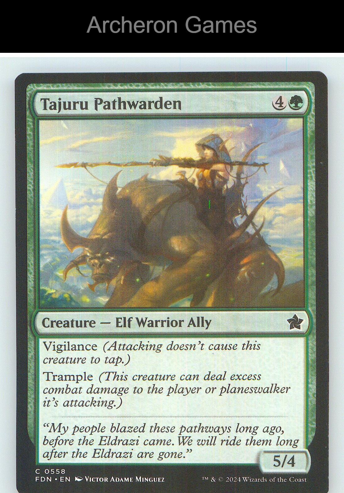 Tajuru Pathwarden FDN 558 C MTG Card NM/EX+