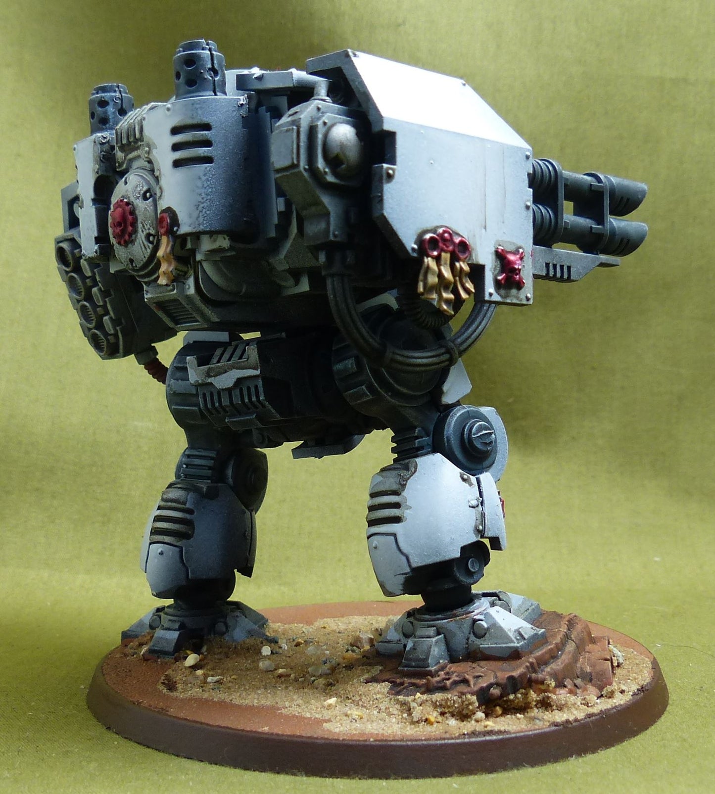 Primaris Redemptor Dreadnought painted - White Scars - Warhammer 40K #4PF