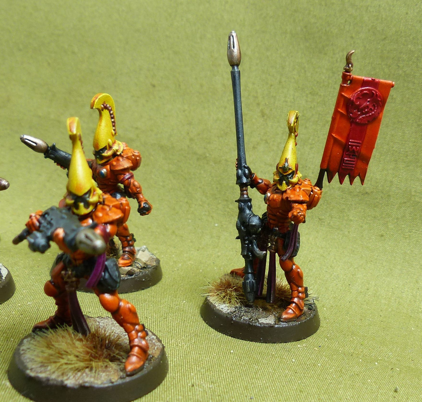 Fire Dragons painted - Aeldari - Warhammer 40K #43L