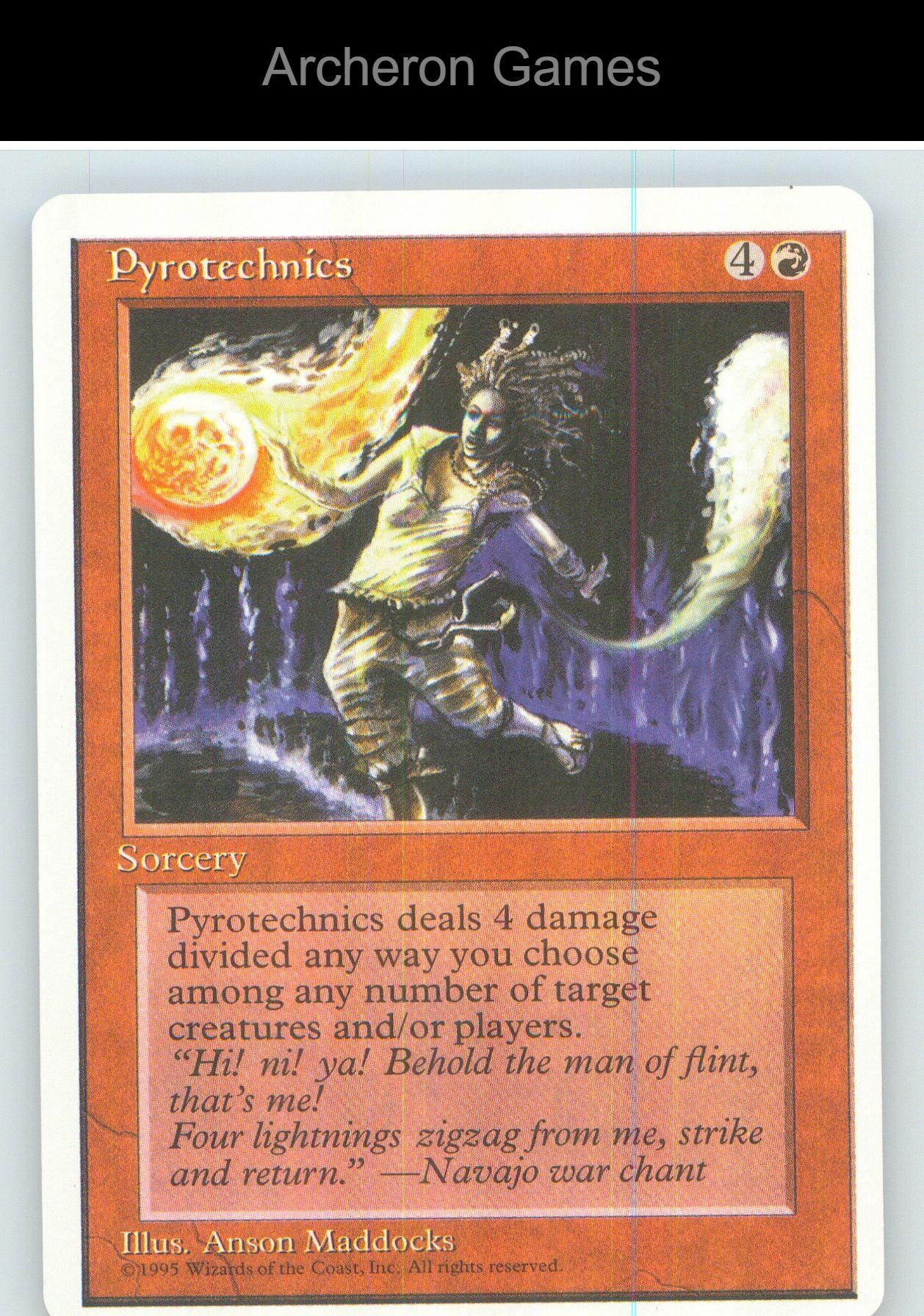 Pyrotechnics 6ED 199 C MTG Card NM/EX+