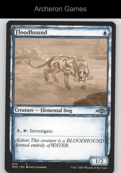 Floodhound (Showcase) 335 C MTG Card Modern Horizons 2