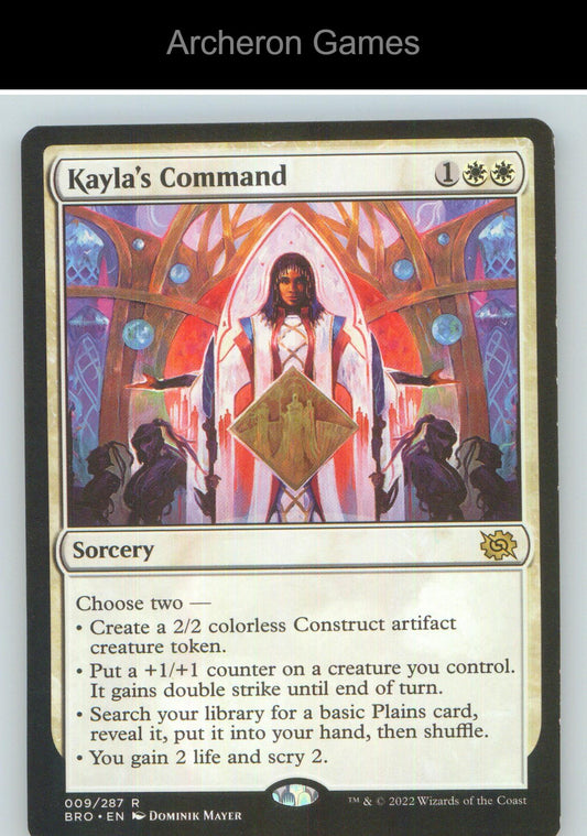 Kayla's Command BRO 9 R MTG Card NM/EX+