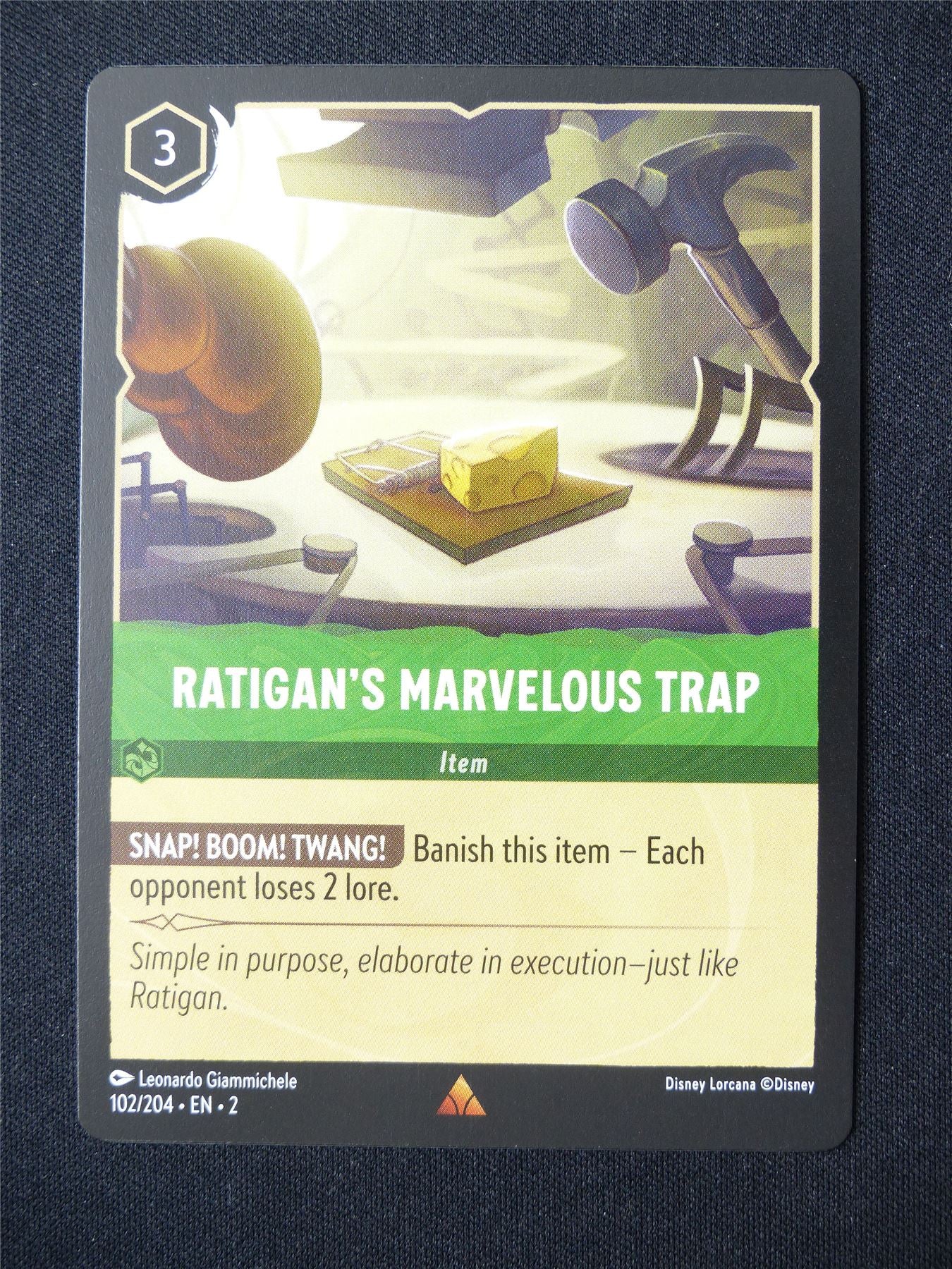 Ratigan's Marvelous Trap 102/204 - Lorcana Card #6G9