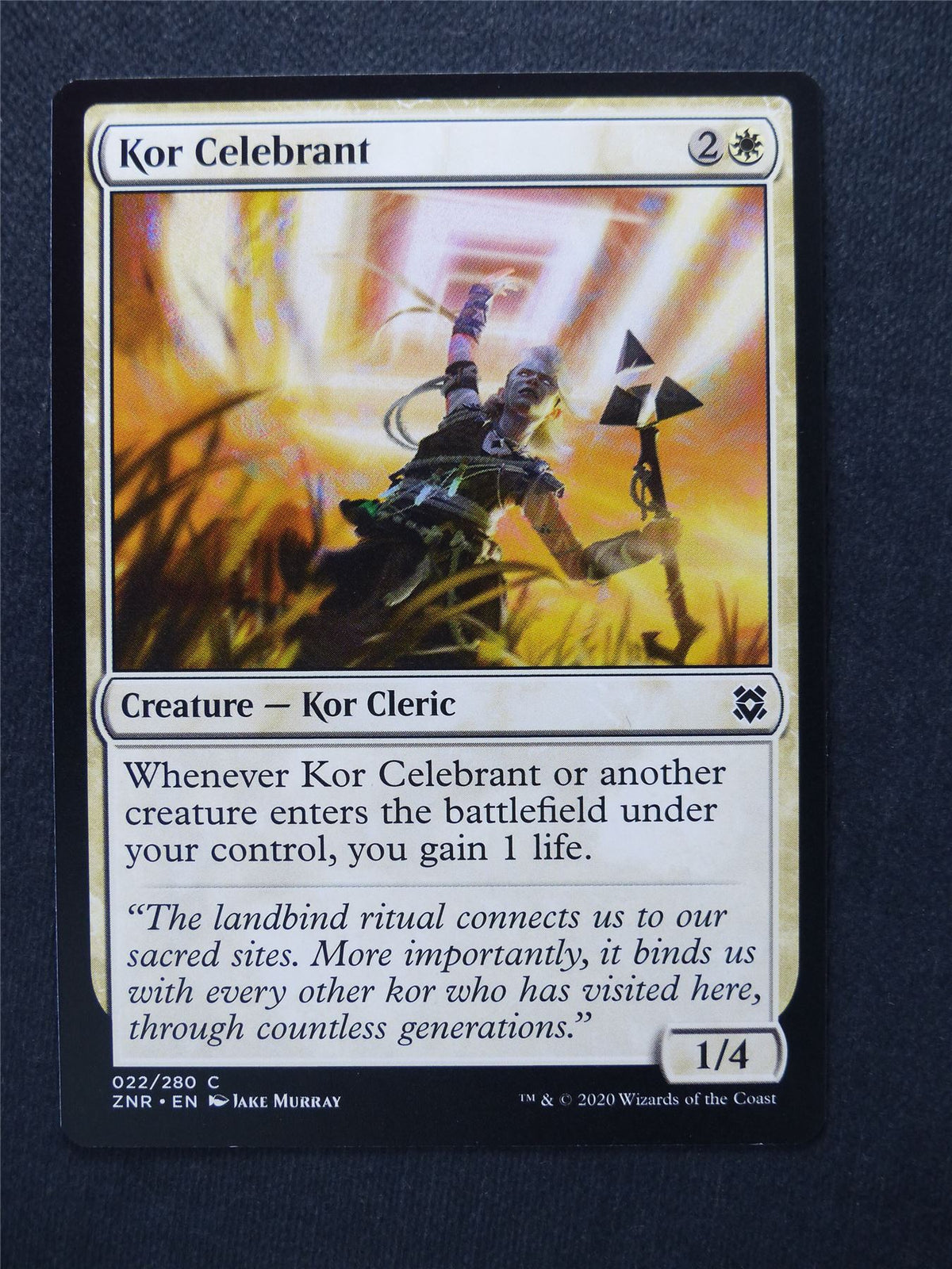 Kor Celebrant - Mtg Magic Cards #W3