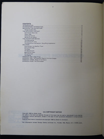 Space Opera: Operation Peregrine - Roleplay Booklet #2S8