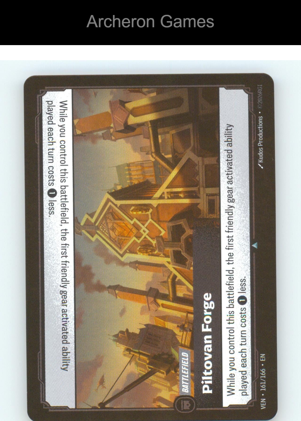 Piltovan Forge VEN 161/166 UC Vendetta Riftbound Card Foil